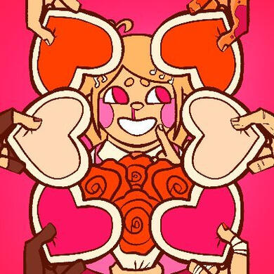 The social media icon for the To the Beat of Love zine.